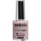 Andreia Profesionálny Hybridný Gél Lak na Nechty Fusion Farba H13 Prírodný Nude Tan - Odstíny Nude - Mäkké Odstíny