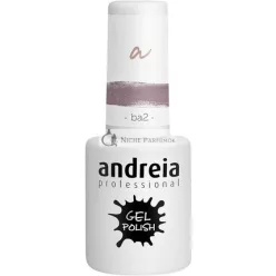   Andreia Polygél na Nechty s Polomatným Leskom a Trvácnosťou 4 Týždne Francúzska Manikúra BA2 Rúžové Odstíny Červenej, 10,5ml