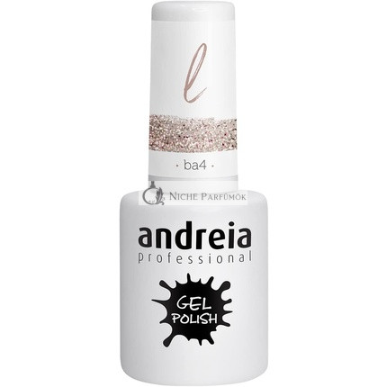 Andreia Polotrvalý Gélový Lak na Nechty pre UV/LED Lampu Intenzívny Lesk a 4 Týždne Trvácny Francúzsky Manikúra, 10.5ml