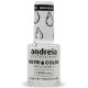 Andreia Professional NutriColor Dýchateľný Lak na Nechty Vegan a Bez Krvavých Pokusov s Dlhodobým Lesklým Povrchom NC1 Biela 10.5ml