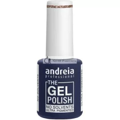   Andreia Professional Gél Lak Rozpúšťadlo a Bez Zápachu Gél Farba G37 Zlatý Lesk Růžové Odtiene
