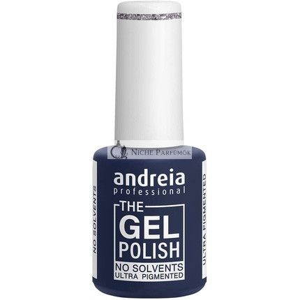 Andreia Professional Gél Lak Odor-Free Gél Farba G38 Strieborný Glitter Odstíny Šedej