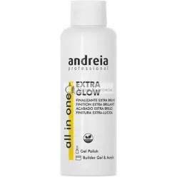   Andreia Professional Extra Glow Vysoko lesklý finish pre dipping, gélový lak, builder a akrylové nechty, 100ml