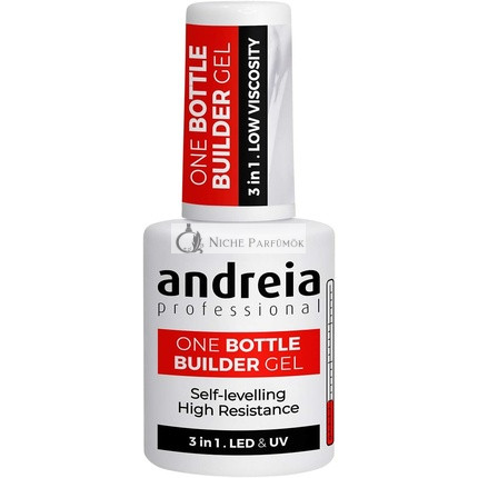 Andreia Profesionálny gél na stavbu nechtov Triphasic 3 v 1 LED a UV číry 14ml