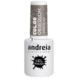   Andreia Polov Permanente Lak na Nechty Kolekcia OB1 Champagne Glitter, 10,5 ml