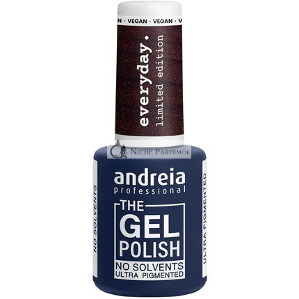 Andreia Professional Gél Lak Bez Rozpúšťadla Gél Limitovaná Kolekcia Farba ED6 Metalická Hnedá s Medeným Odtieňom