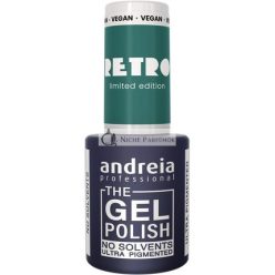   Andreia Professional Gél Lak Bez Rozpúšťadla Retro Limitovaná Kolekcia Farba RT1 Hypnotická Tmavá Tyrkysová