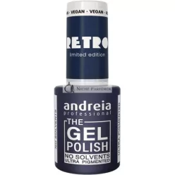   Andreia Professional The Gel Polish Bez rozpúšťadla gél RETRO Limitovaná edícia farba RT2 Sophisticated Dark Blue