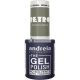 Andreia Professional Gél Lak Bez Rozpúšťadiel Gél Retro Limitovaná Kolekcia Farba RT5 Subtíl Svetlozelená Šedá