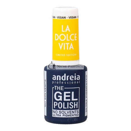 Andreia La Dolce Vita DV4 Kanárske Žlté Lak na Nechty, 10.5ml