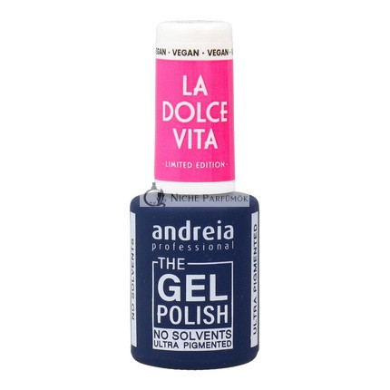 Andreia Dolce Vita DV5 Živá Rúžová Lak na Nechty, 10,5 ml