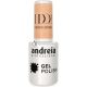 Andreia Profesionálny Polotrvácny Gél Lak na Nechty I DO Limitovaná Kolekcia Farba ID3 Champagne Nude s Zlatými Trblietkami, 10,5ml