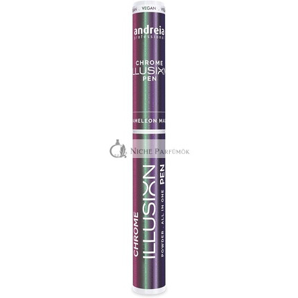 Andreia Professional Chrome Púder na nechty Pero Všetko v Jednom Illúzia Pero Na Gélovú Manikúru 0.5g - Farba 02 Chameleon Magenta