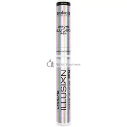   Andreia Profesionálny Chrome Púder na Nechty Pero na Nechtový Art Všetko v Jednom Illúzia Pero na Gélový Lak Manikúra Farba 06 Holografická, 0,5g