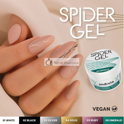 Andreia Professional Emerald Spider Gel Sada na Nechtový Dizajn