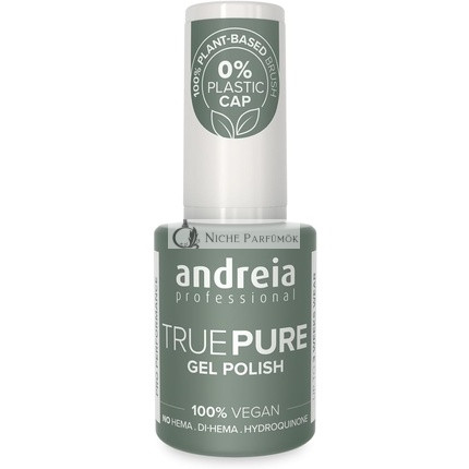Andreia Professional Hema Bez Gél Lak - Pravý Čistý 21 Bez a 100% Vegán pre Citlivé Nechty, 10,5ml