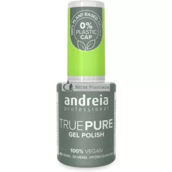   Andreia Profesionálny Hema Free Gel Lak - True Pure 21 Free a 100% Vegán pre citlivé nechty, UV LED Soak Off Gel Lak na Nechty Farba T14 Neon Zelená, 10.5ml