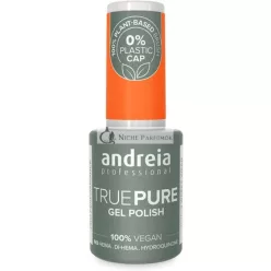  Andreia Professional Hema Free Gélový Lak True Pure 21 Free a 100% Vegán pre Citlivé Nechty UV LED Soak Off Gélový Lak Farba T15 Neonová Oranžová, 10,5ml