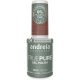 Andreia Professional Hema bez Gélový lak True Pure 21 bez a 100% vegán pre citlivé nechty Farba T32 Hnedá so zlatým trblietaním 10,5ml