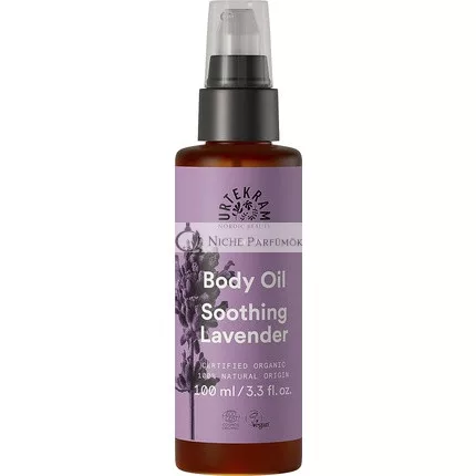 Urtekram Upokojujúci Levanduľový Telový Olej 100 ml