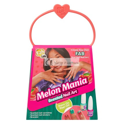 Fab Lab Melónová Mánia Voňavá Sada na Nechty