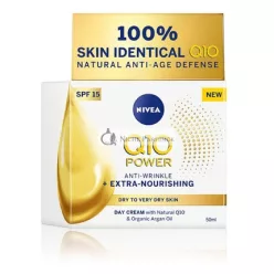   Q10 Power Proti vráskam + Extra výživný SPF15 Denný krém