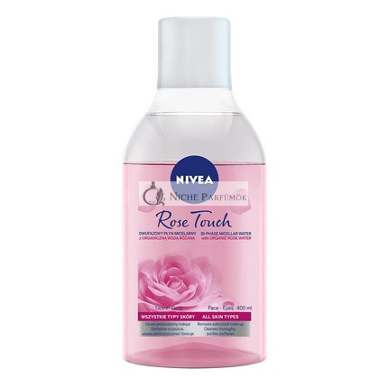 NIVEA Micelárna Voda s Organickou Rózovou Vodou - Dotyk Róže, 400ml