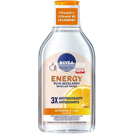 NIVEA Energy Micelárna tekutina, 400ml