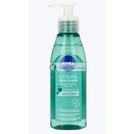 Nivea Derma Skin Clear Gél na umývanie tváre so salicylovou kyselinou a niacinamidom 150ml