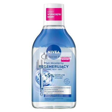 Nivea Micelárna voda na odstraňovanie make-upu pre citlivú a unavenú pleť Regeneračná, 400ml