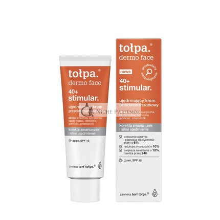 TOPPE Zosilňujúci Krém proti Vráskam SPF 15 na Deň Dermo Tvár 40+, 40ml