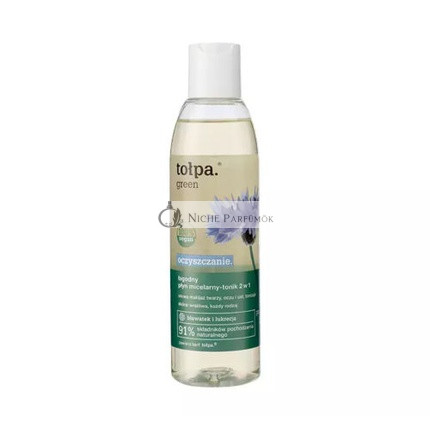 TOŁPA Zelené Čistiace 2 v 1 Jemná Micelárna Voda Tonikum 200ml