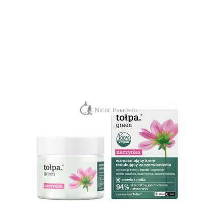 TOLPA Zelený posilňujúci krém na zníženie začervenania, 50ml