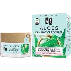 AA Aloes 100% Aloe Vera Extrakt Deň-Noc Sérum, 50ml