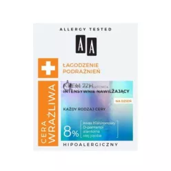 AA Krém na citlivú pokožku intenzívne hydratačný 72H