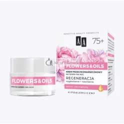  AA Flowers & Oils Regenerujúci Protiwrinkle Denný a Nočný Krém 50ml, 75+