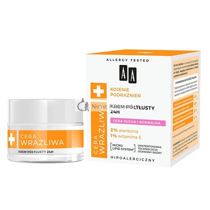 AA Cera Sensitive Polotučný Krém Pre Všetky Typy Pleti 50ml