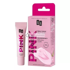   AA Aloes Pink Regenerujúci Balzam na Pery Prírodný Lesk, 10g