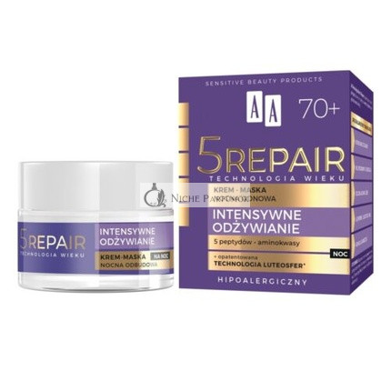 Technológia Veku 5Repair 70+ Nočný Krém-Maska Obnovujúca 50 ml