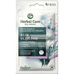   Modrá Riasa Pleťová Maska s Termálnou Vodou pre Každý Typ Pleti Farmona Herbal Care my Nature 2 x 5ml