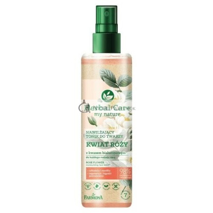 Farmona Herbal Care Hydratačný pleťový tonikum s ružou a kyselinou hyalurónovou 200 ml