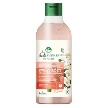 Bylinná Starostlivosť Ružová Micelárna Voda s Hyalurónovou Kyselinou 400ml