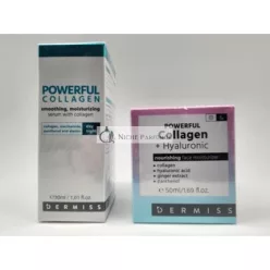   DERMISS Sada pleťového krému s kolagénom a kyselinou hyalurónovou + sérum na pleť s kolagénom