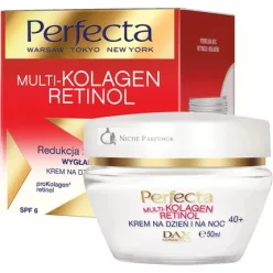  DAX Perfecta Multi Collagen Retinol Denný a Nočný Krém 40+ 50ml