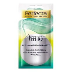  Perfecta Hrubozrnný peeling, hlboko čistí a znižuje prebytok