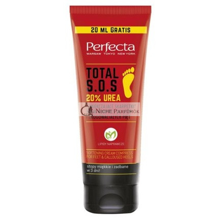 Perfecta Total S.O.S 20% Urea Zjemňujúci Krém na Ponožky