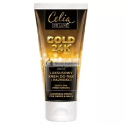   Celia De Luxe Zlatý 24K Luxusný Krém na Ruky a Nechty, 80ml