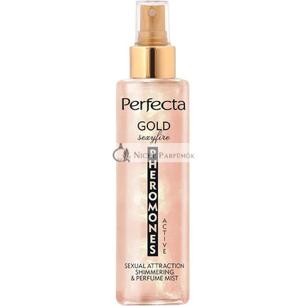 Perfecta Pheromones Aktív Parfumovaná telová hmla Gold Sexyfire, 100 ml