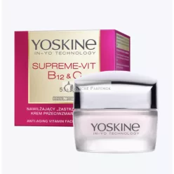   Yoskine Supreme-Vit B12 & C Anti Aging Vitamín Hydratačný Krém 50+ Denný Krém, 50ml