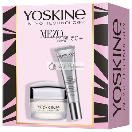 Yoskine Yoskineset Mezo Peptide Expert Hladící Krém proti Vráskám 50ml a Očný Krém 15ml
